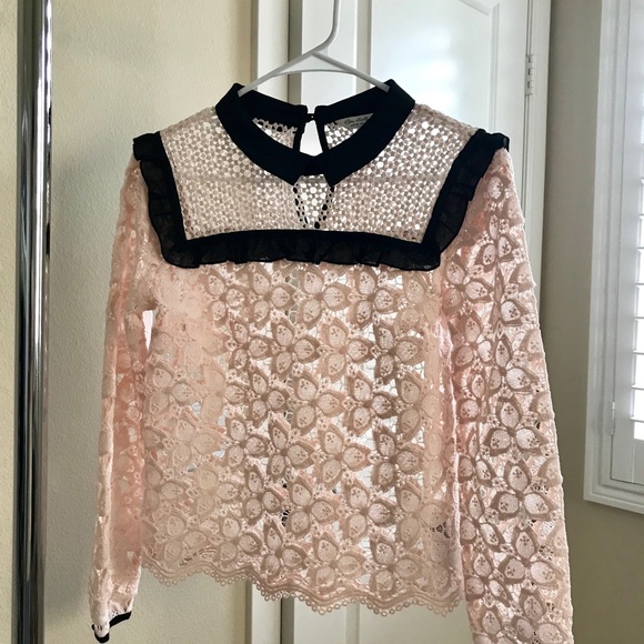 Miss Selfridge Tops - SELFRIDGES LACE TOP